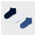 3 pack nízkých ponožek modré MINI Mayoral