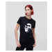 Tričko karl lagerfeld ikonik 2.0 t-shirt black