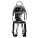 Mini Metallic Backpack - silver