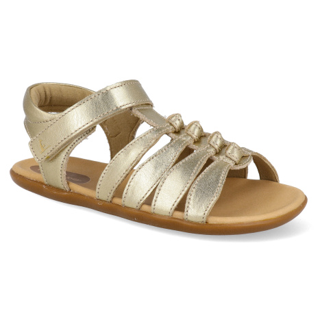 Barefoot dětské sandály Tip Toey Joey - Fern Champagne zlaté