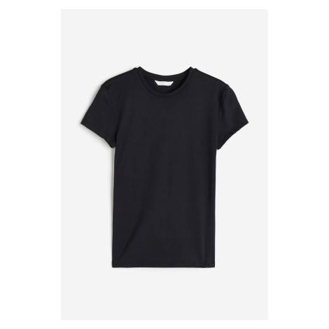 H & M - Přiléhavé tričko - černá H&M