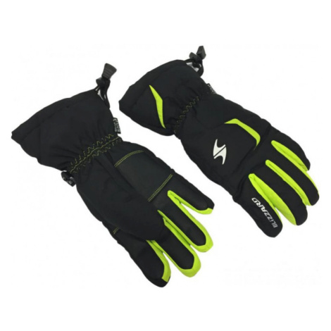 BLIZZARD-Reflex junior ski gloves, black/green Černá