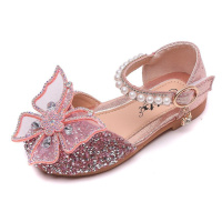Svatební baleríny pro princezny dívčí společenské boty
