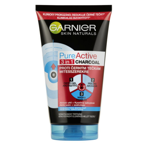 Garnier Pure Active Čisticí gel 3v1 na černé tečky 150 ml