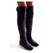 Shoeberry Women's Toon Black Skin Boots Black Skin