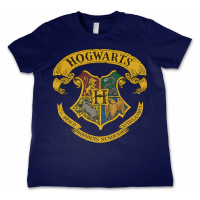 Harry Potter tričko, Hogwarts Crest Navy, dětské