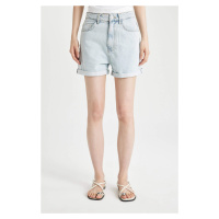 DEFACTO Mom Fit Jean High waist Folded Leg Short