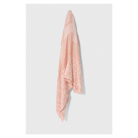 Šátek Tommy Hilfiger růžová barva