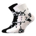 Dámské ponožky Boma - Xantipa 32, černá, bílá, béžová Barva: Mix barev