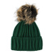 Trendová dámská zimní čepice Ezora, zelená