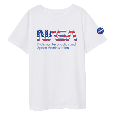 Nasa licence Chlapecké tričko NASA 5202135, bílá Barva: Bílá