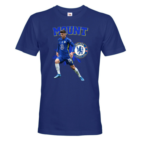 Pánské tričko s potiskem Mason Mount -  pánské tričko pro milovníky fotbalu BezvaTriko