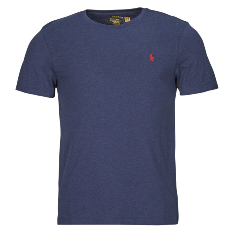 Polo Ralph Lauren T-SHIRT AJUSTE EN COTON Tmavě modrá