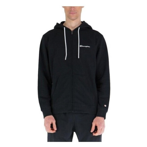 Champion Hooded Full Zip Sweatshirt Černá