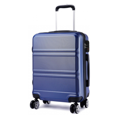 Tmavě modrý malý cestovní kvalitní kufr Kylah Kono