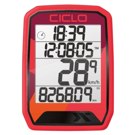 CICLOSPORT tachometr - PROTOS 113 - červená Ciclo Sport