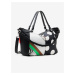Bílo-černá dámská vzorovaná kabelka Desigual Tango Libia