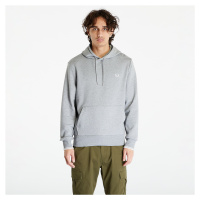 FRED PERRY Tipped Hooded Sweatshirt Steel Marl