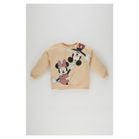 DEFACTO Baby Girl Disney Mickey & Minnie Crew Neck Sweatshirt