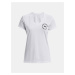 Bílé dámské sportovní tričko Under Armour Tech Solid LC Crest