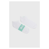 Ponožky BOSS (2-pak) pánské, bílá barva