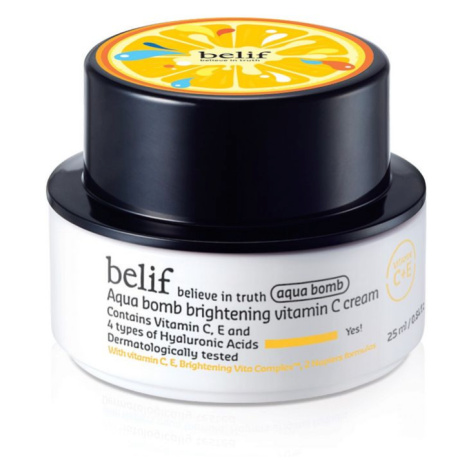 belif Aqua Bomb Brightening Vitamin C Cream Mini Krém Na Obličej 25 ml