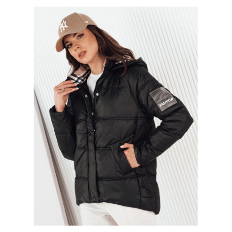 Černá dámská prošívaná bunda DStreet