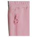 Dětská bavlněná sukně Michael Kors růžová barva, mini