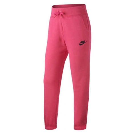 Dívčí kalhoty G NSW FLC REG Jr 806326 615 - Nike