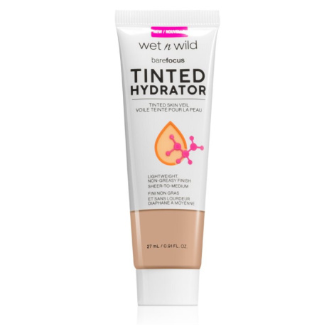 Wet n Wild BareFocus Tinted Hydrator tónovaný fluid pro sjednocení pleti odstín Light 27 ml
