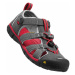 Dětské sandály SEACAMP II CNX, magnet/racing red, Keen, 1014123, šedá