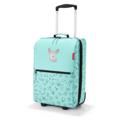 Dětská taška na kolečkách Reisenthel Trolley XS kids Cats and dogs mint