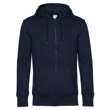 B&amp;C Unisex mikina na zip WU03K Navy Blue B&C