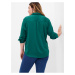 Zelená dámská saténová košile GAP