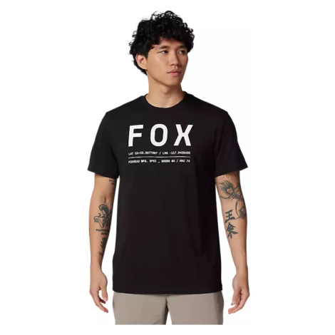 FOX Cyklistický dres s krátkým rukávem - NON STOP SS TECH - černá