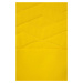 Dětská mikina United Colors of Benetton žlutá barva, s kapucí, hladká