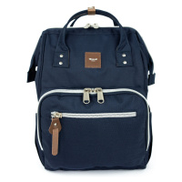 Himawari Unisex's Backpack tr23098-4 Navy Blue