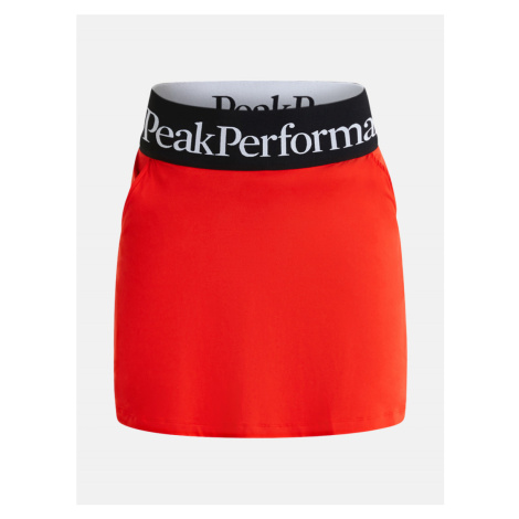 Sukně peak performance w turf skirt racing red