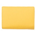 SEGALI Dámská kožená peněženka SG-27106 B Pastelově žlutá