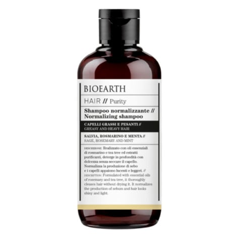 BIOEARTH Šampon pro těžké a rychle se mastící vlasy 250ml