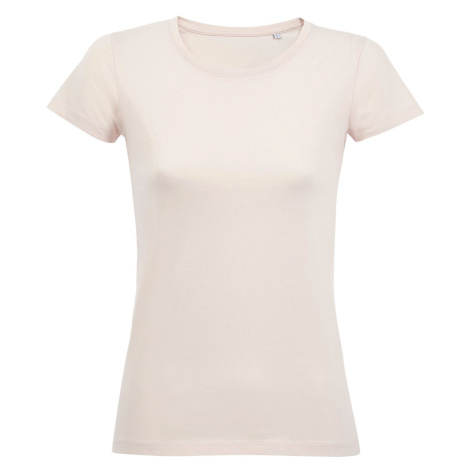 SOĽS Milo Women Dámské triko - organická bavlna SL02077 Creamy pink SOL'S