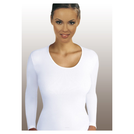 Bílá dámská košilka Emili Lena 2XL-3XL