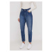 Džíny Pepe Jeans TAPERED JEANS UHW SPARKLE dámské, high waist, PL204601