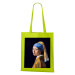 Plátěná taška Dívka s perlovou náušnicí - dárek pro milovníky umění
