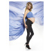 Bas Bleu Maternity leggings SUZY PZ made of knitted fabric and comfortable welt