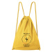 DOBRÝ TRIKO Bavlněný batoh Bez kávy Barva: Žlutá