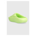 Pantofle UGG Foamo Slide dámské, zelená barva, na platformě, 1136880