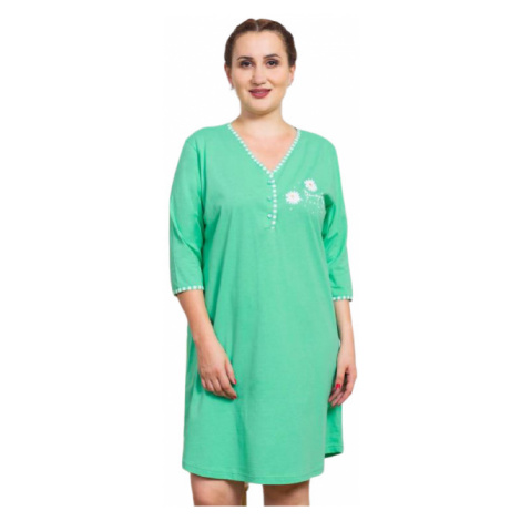 Dámská noční košile Vienetta Secret Kopretiny | zelená
