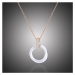Victoria Filippi Stainless Steel Ocelový náhrdelník se zirkony Catarin White Gold - keramika NHN