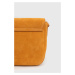 Semišová kabelka Coccinelle Arlettis Suede oranžová barva